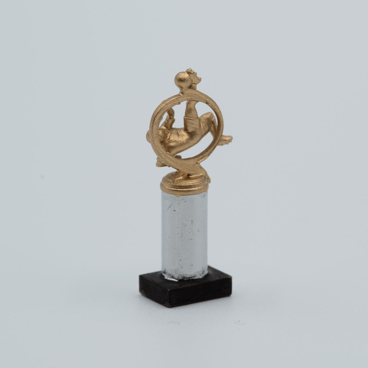 Miniature Soccer Trophy | 1:12 Scale | Dollhouse Sports Decor