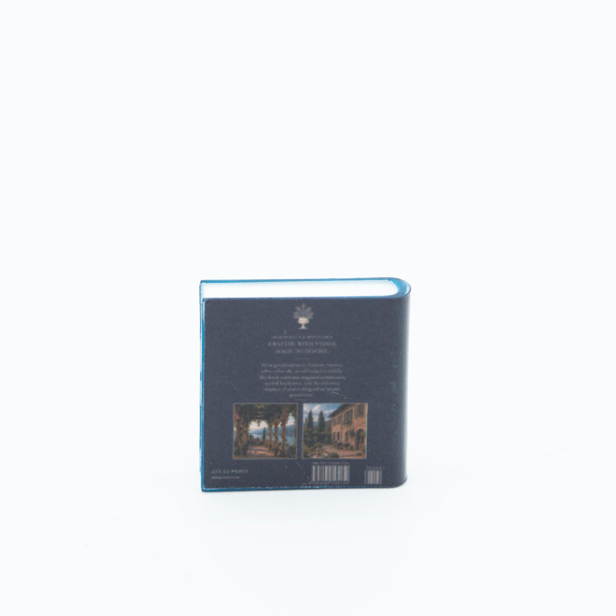 Miniature Coffee Table Book | 1:12 Scale | Villas | Dollhouse Living Room Decor
