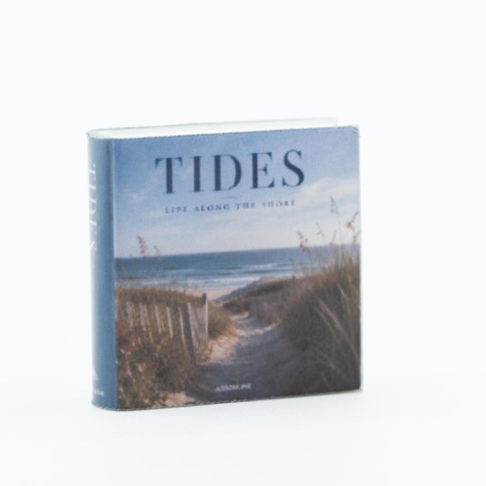 Miniature Coffee Table Book | 1:12 Scale | Tides | Dollhouse Beach House Decor