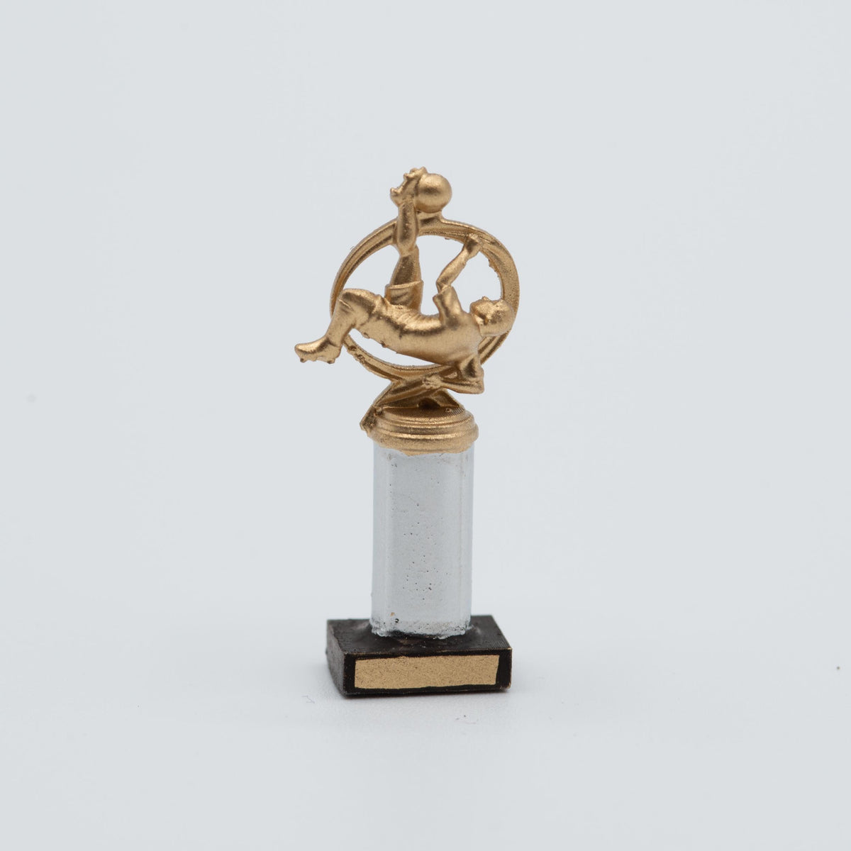 Miniature Soccer Trophy | 1:12 Scale | Dollhouse Sports Decor