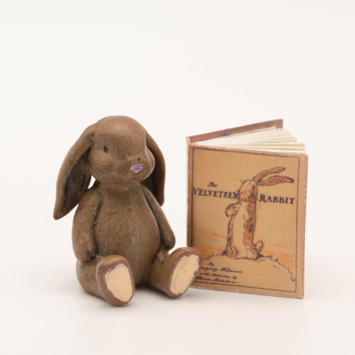 Miniature The Velveteen Rabbit Book | 1:12 Scale Dollhouse Book with Pages | Nursery Decor