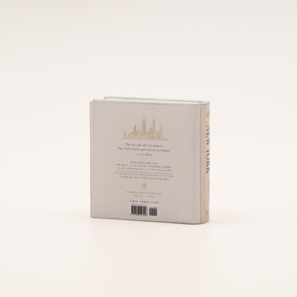 Miniature Coffee Table Book | 1:12 Scale | New York | Dollhouse Library or Living Room Decor