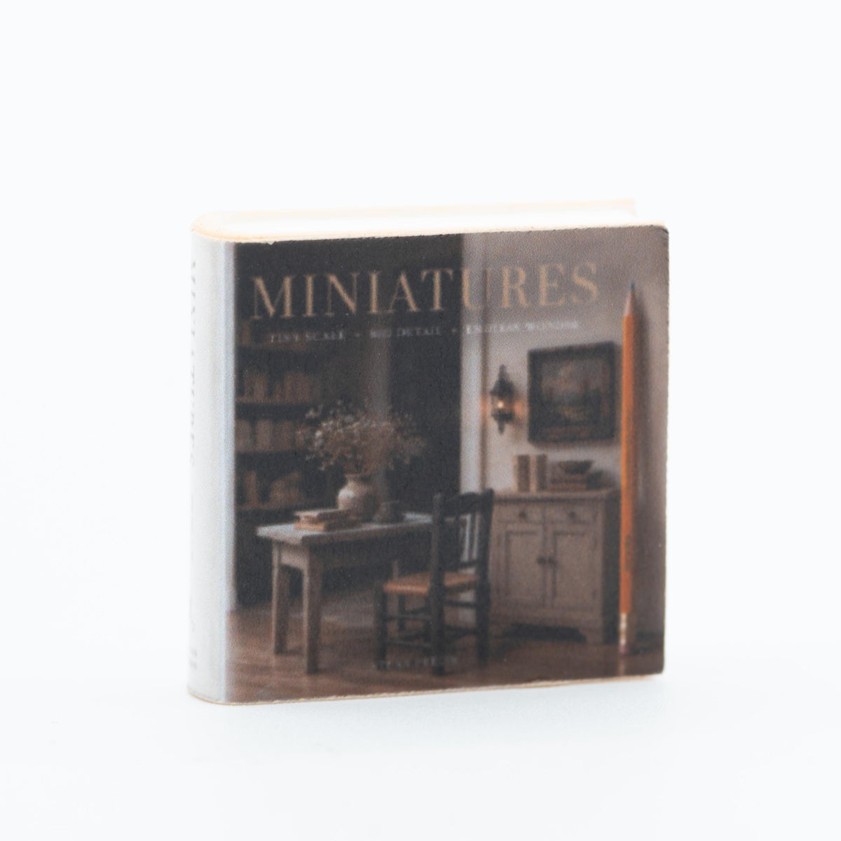 Miniature Coffee Table Book | 1:12 Scale | Miniatures | Dollhouse Living Room Decor