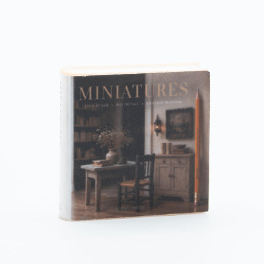 Miniature Coffee Table Book | 1:12 Scale | Miniatures | Dollhouse Living Room Decor