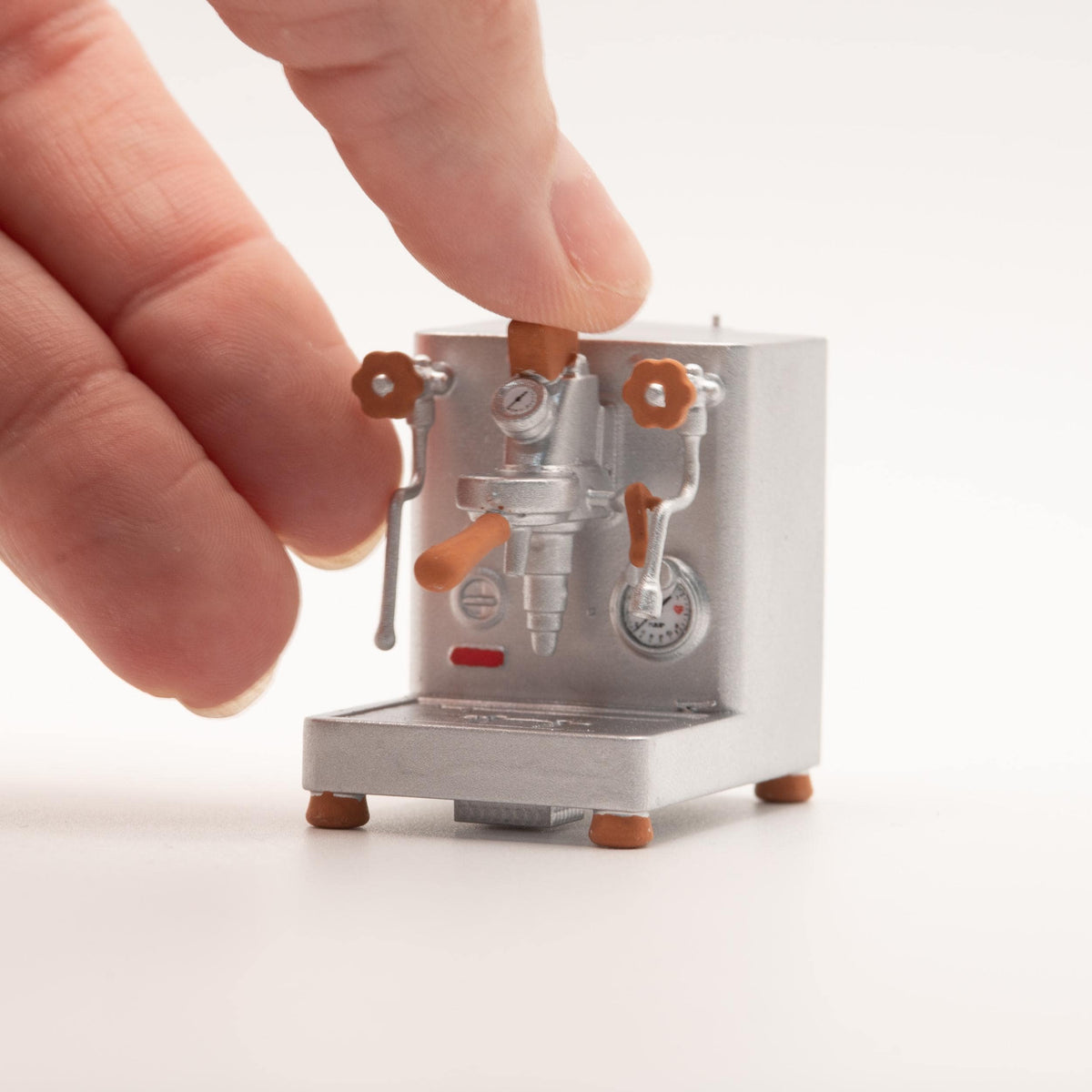 1:12 Scale Miniature Espresso Machine | Dollhouse Coffee Bar | Modern Kitchen Decor
