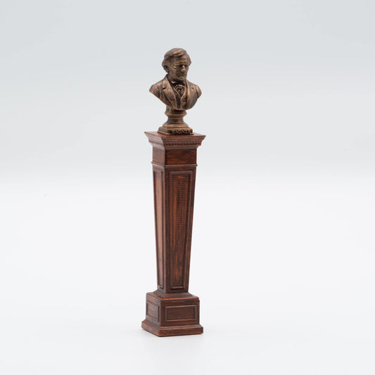 Miniature Display Pedestal | 1:12 Scale | Dollhouse Library or Entryway Decor