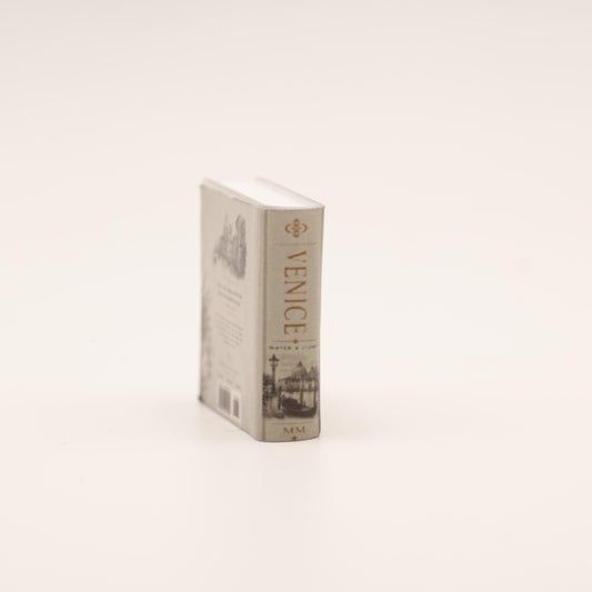 Miniature Coffee Table Book | 1:12 Scale | Venice | Dollhouse Library or Living Room Decor