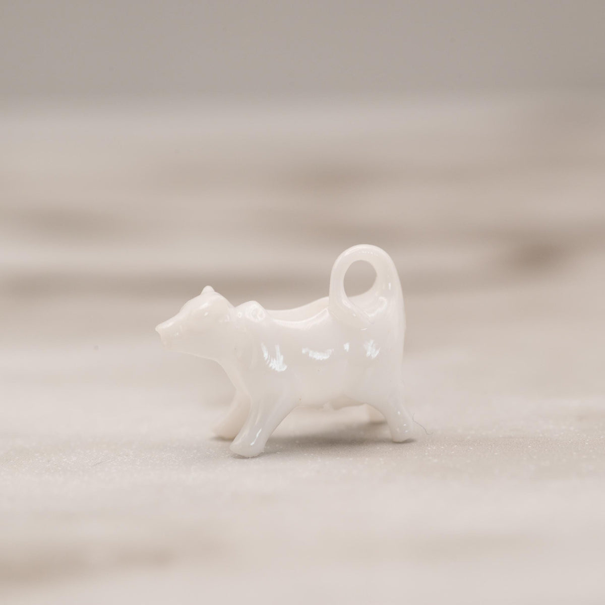 1:12 Scale Miniature Cow Creamer | Modern Dollhouse Kitchen Decor | Ceramic-Style Serve ware