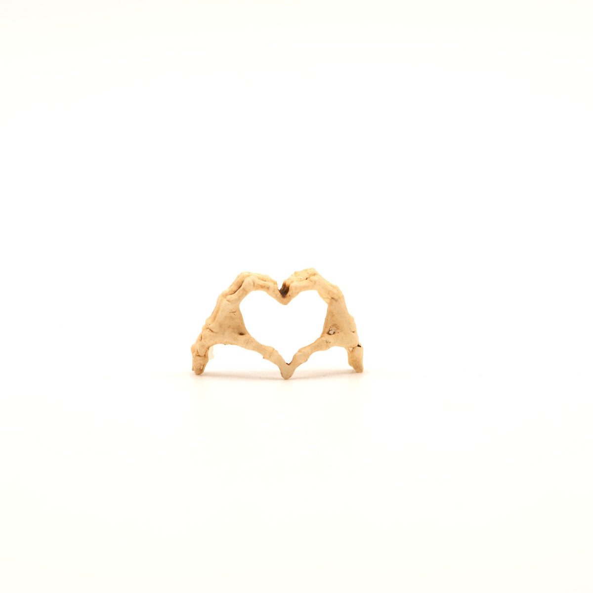 Miniature Skeleton Heart Hands | 1:12 Scale | Halloween Dollhouse Decor