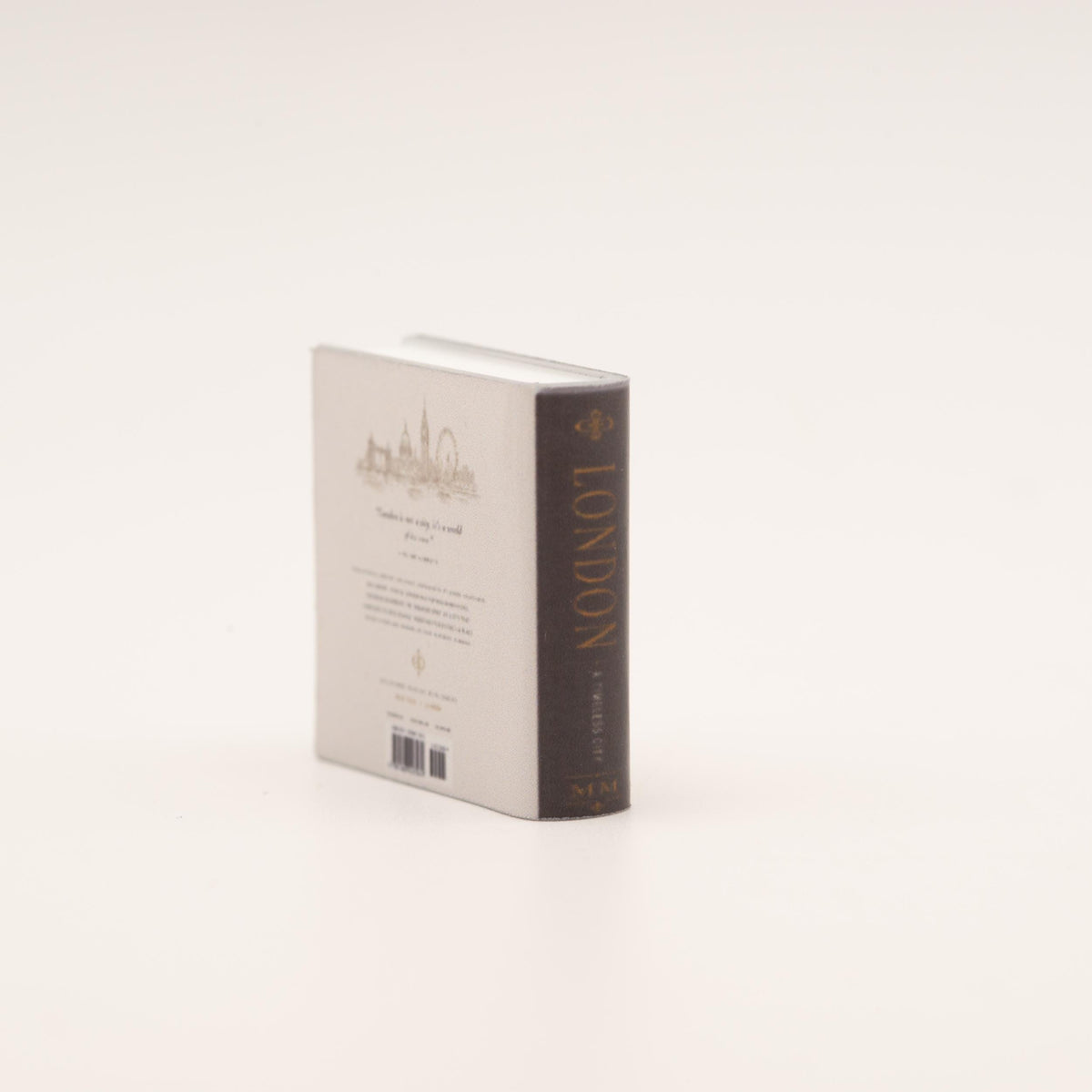 Miniature Coffee Table Book | 1:12 Scale | London | Dollhouse Library or Living Room Decor