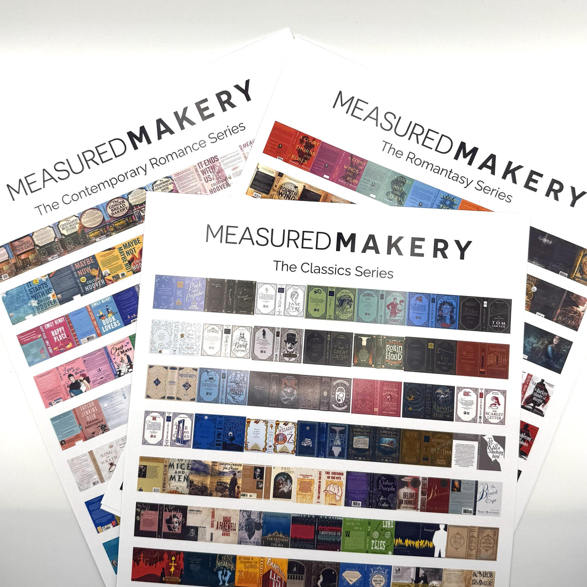 Miniature Book Covers | Dark Romance Series | 1:12 Scale Printable PDF | Dollhouse Library Digital Download
