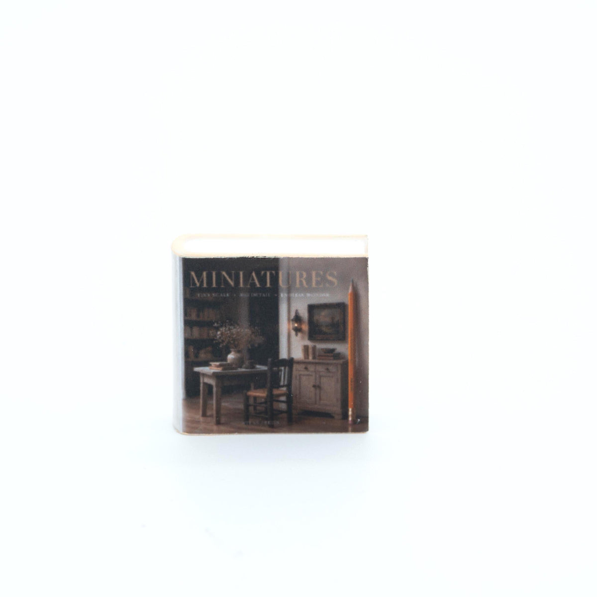 Miniature Coffee Table Book | 1:12 Scale | Miniatures | Dollhouse Living Room Decor