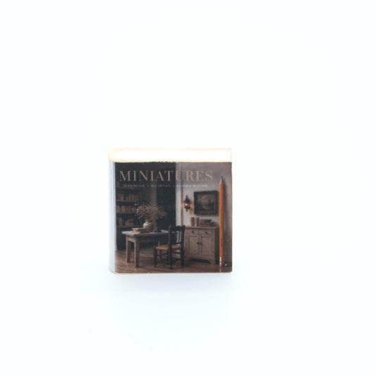 Miniature Coffee Table Book | 1:12 Scale | Miniatures | Dollhouse Living Room Decor