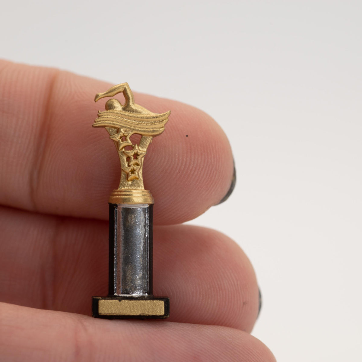 Miniature Swim Trophy | 1:12 Scale | Dollhouse Sports Decor