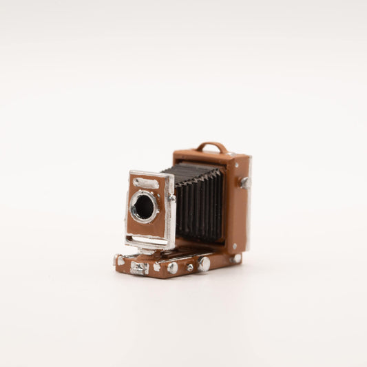 1:12 Scale Miniature Field Camera | Deardorff-Inspired Dollhouse Decor | Large Format Camera | Vintage Camera Collector Gift