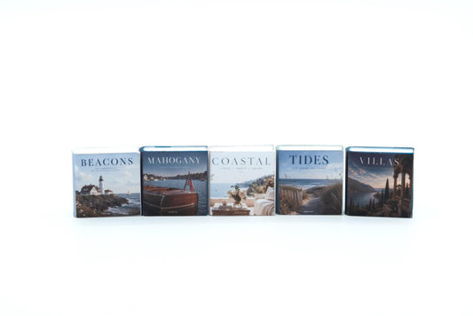 Miniature Coffee Table Book | 1:12 Scale | Tides | Dollhouse Beach House Decor