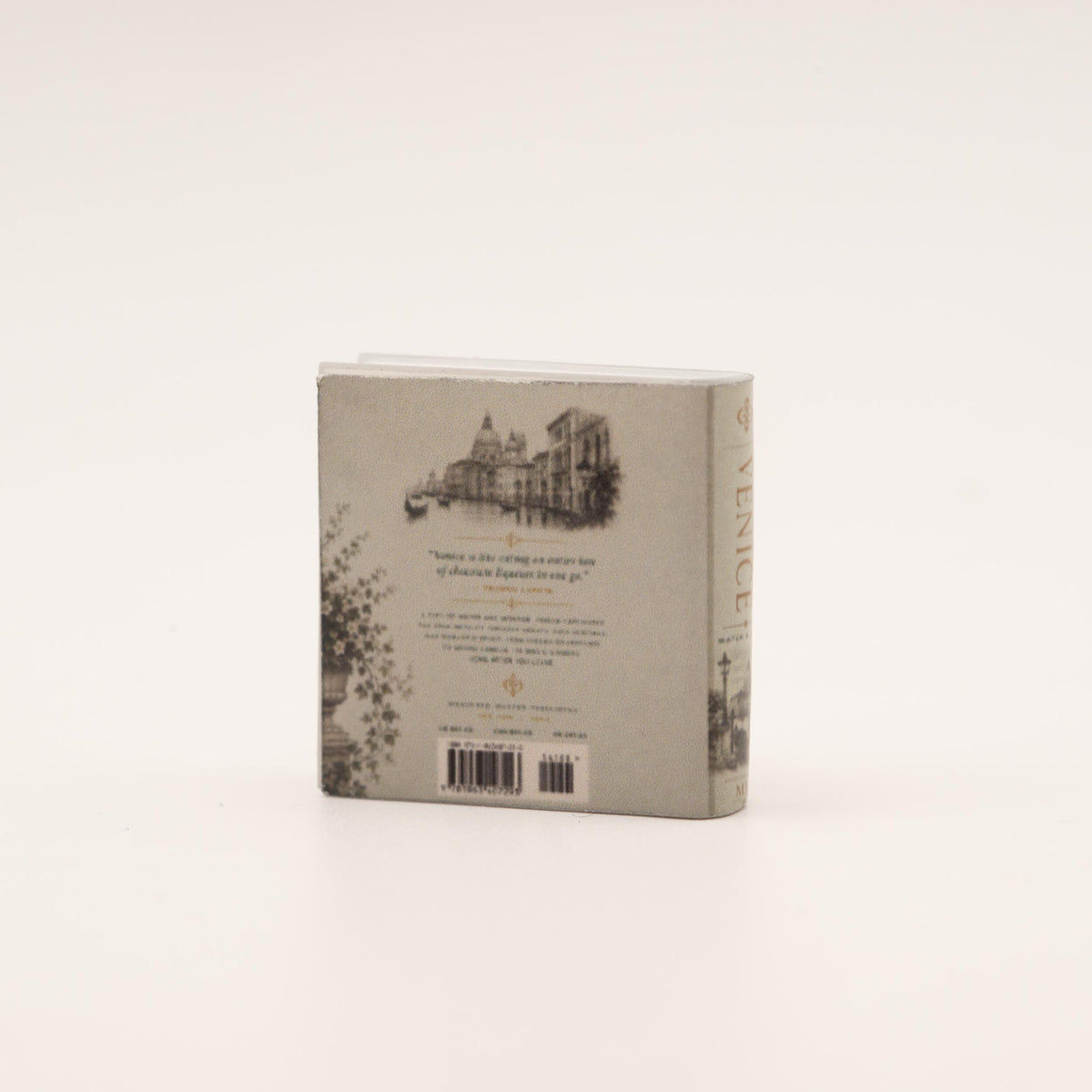 Miniature Coffee Table Book | 1:12 Scale | Venice | Dollhouse Library or Living Room Decor