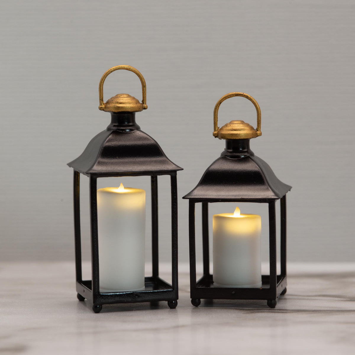 1:12 Scale LED Miniature Candles | Magnetic Toggle Light | Dollhouse Working Candles