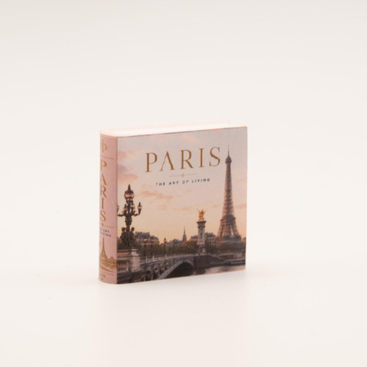 Miniature Coffee Table Book | 1:12 Scale | Paris | Dollhouse Living Room or Library Decor