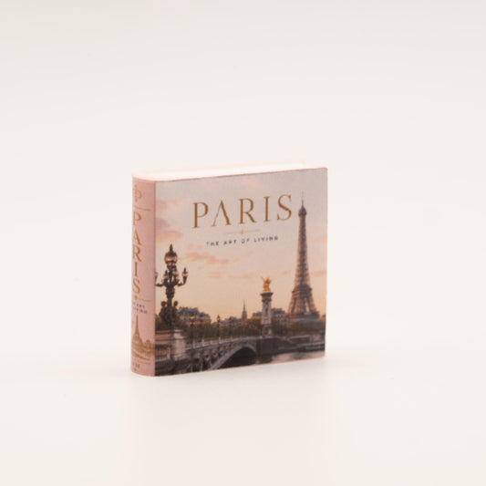Miniature Coffee Table Book | 1:12 Scale | Paris | Dollhouse Living Room or Library Decor