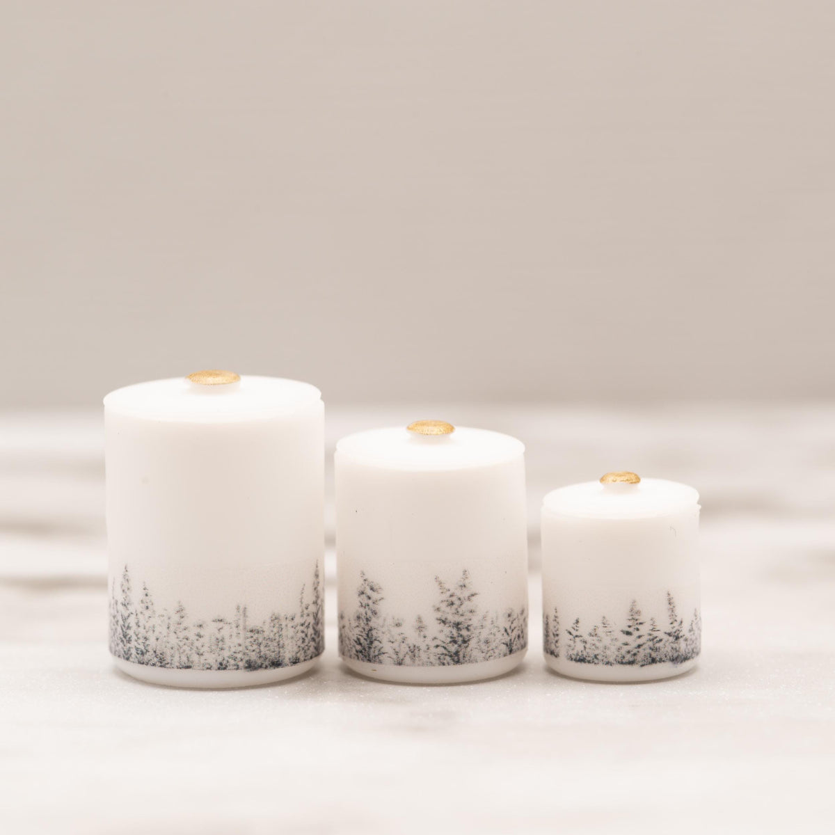 1:12 Scale Miniature Canister Set | Ink & Stem | Botanical Illustration Dollhouse Kitchen Decor
