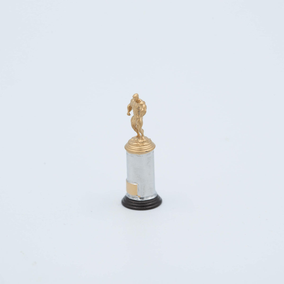 Miniature Bodybuilder Trophy | 1:12 Scale | Dollhouse Sports Decor
