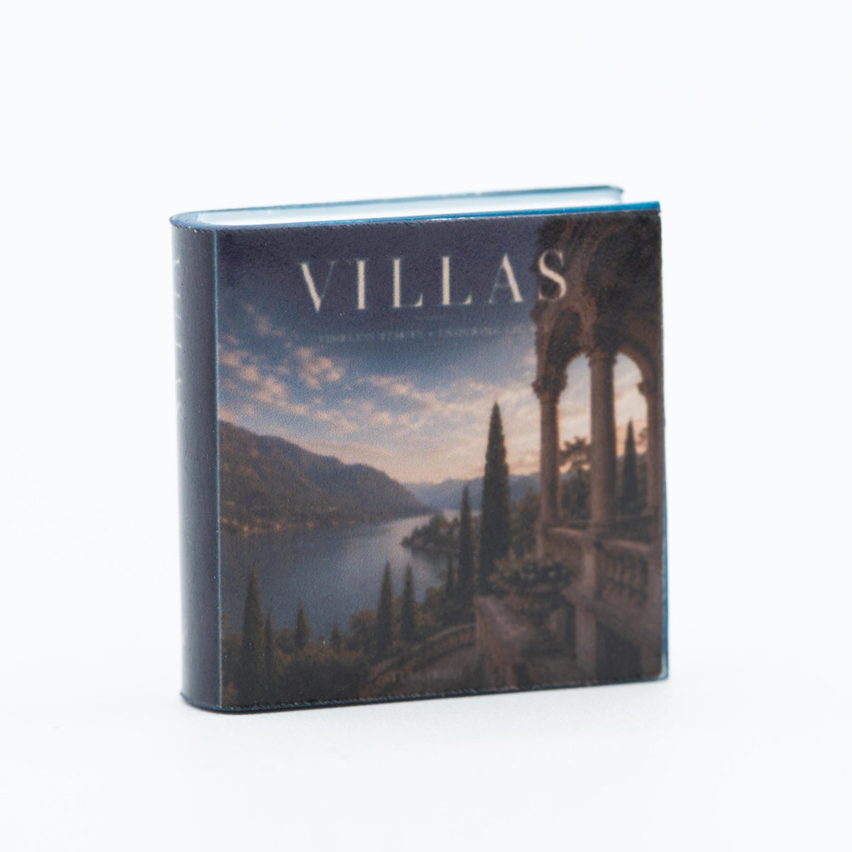 Miniature Coffee Table Book | 1:12 Scale | Villas | Dollhouse Living Room Decor