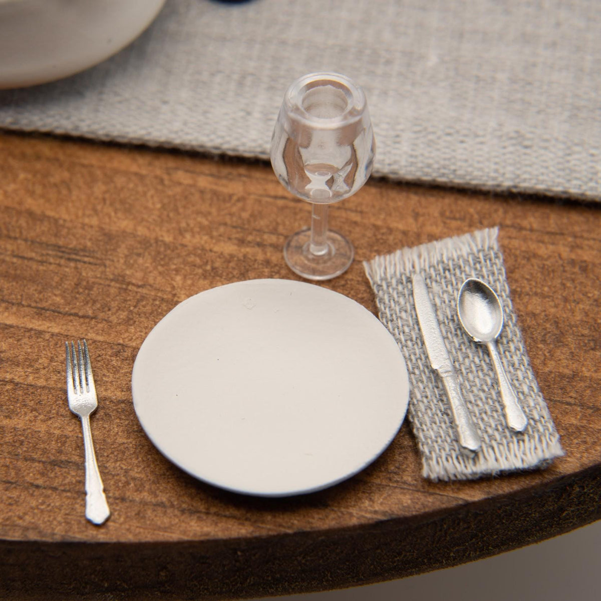 1:12 Scale Dollhouse Silverware Set | Modern Miniature Flatware