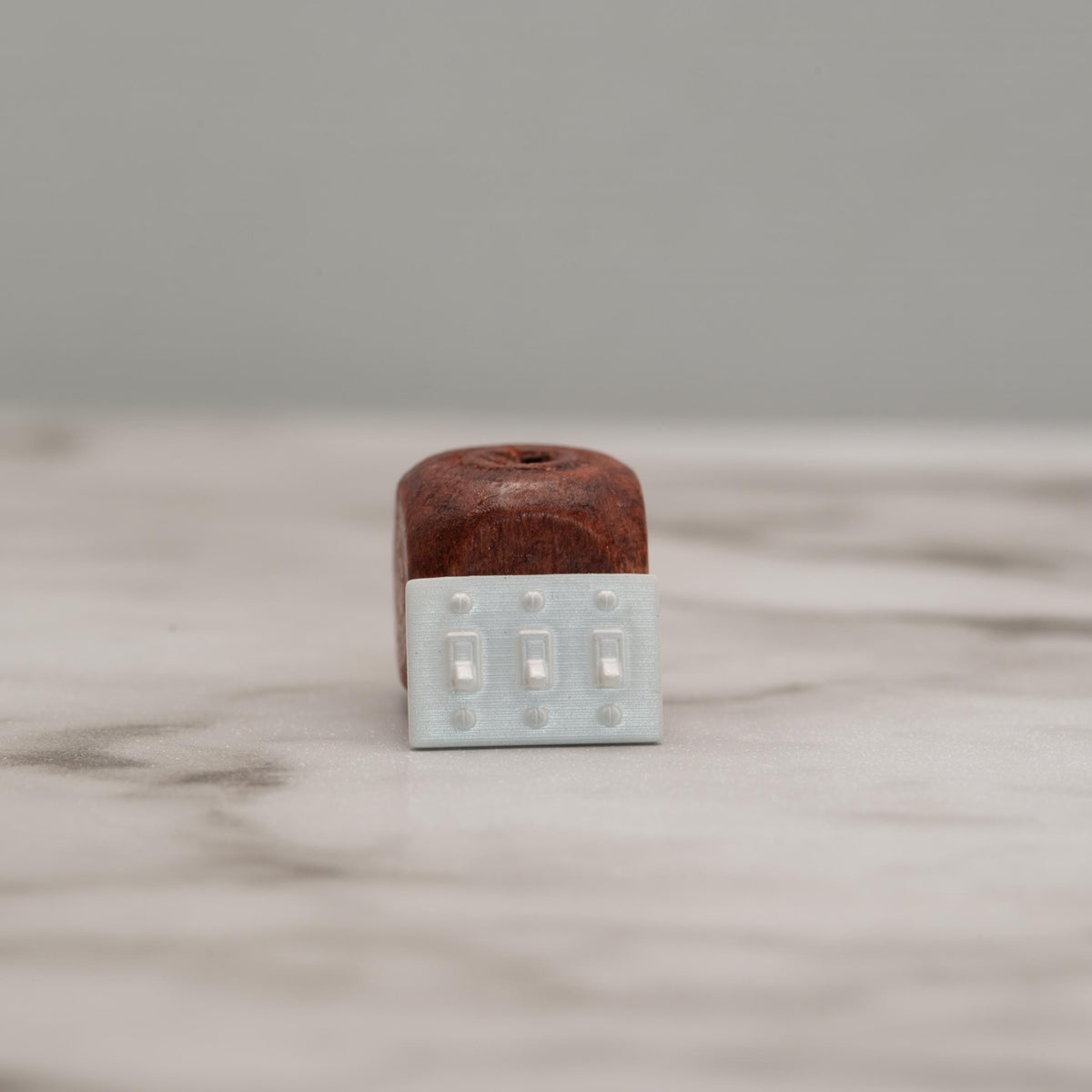 Miniature Light Switch | 1:12 Scale | Dollhouse Wall Decor